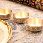 Brass Maharaja Thali/Dinner Set (1.85 Kg) Vedansh Craft
