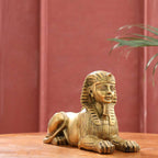 Brass Sitting Sphinx Figurine (4.5 inch) Vedansh Craft