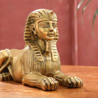 Brass Sitting Sphinx Figurine (4.5 inch) Vedansh Craft