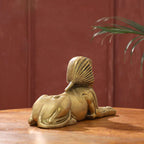 Brass Sitting Sphinx Figurine (4.5 inch) Vedansh Craft