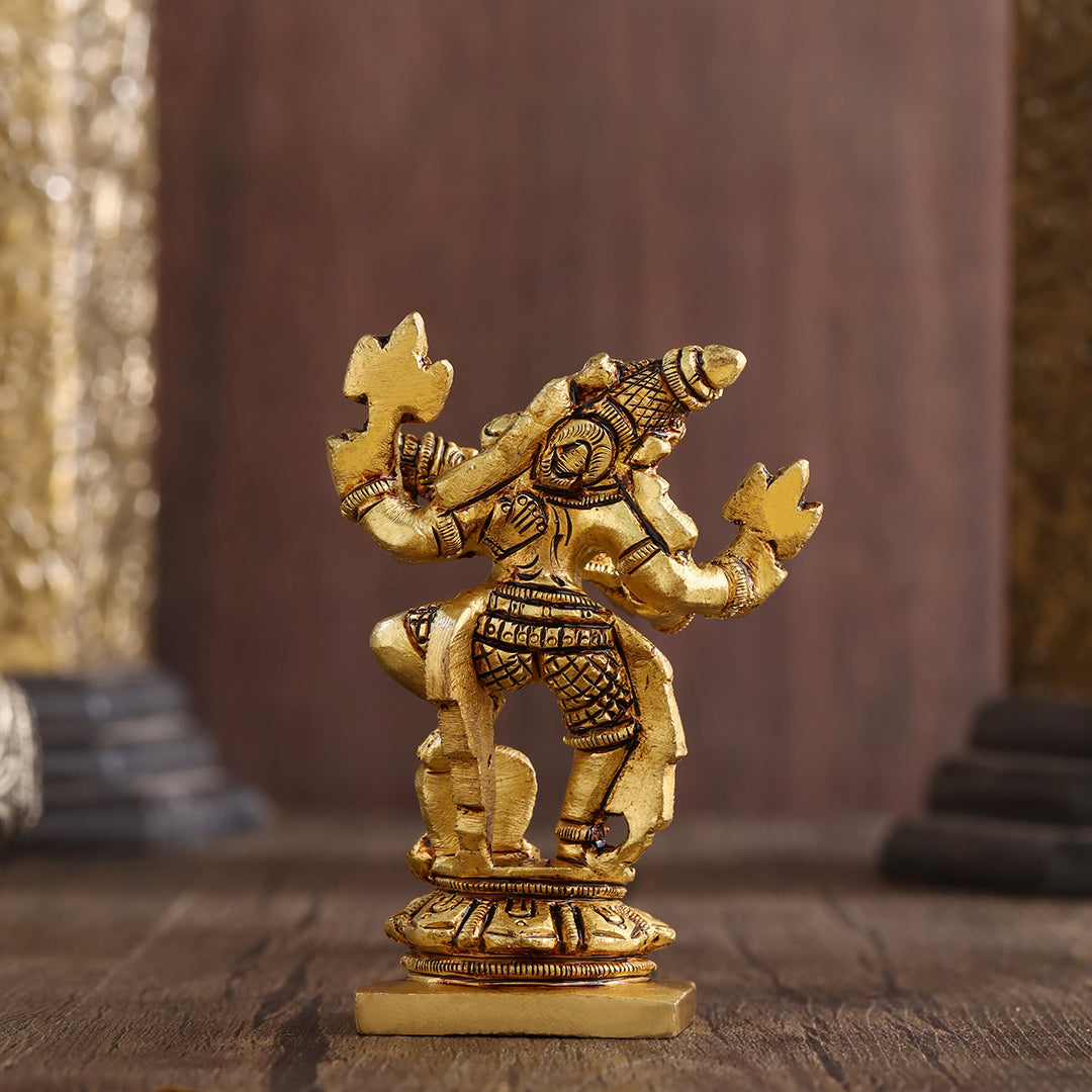 Brass Standing Varaha Lakshmi Idol (3.5 Inch) Vedansh Craft