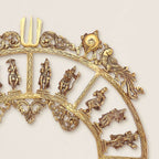 Brass Round Dashavatara /Vishnu Wall Hanging – Antique Finish (23.5 Inch) Vedansh Craft