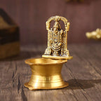 Brass Balaji Diya – Divine Craftsmanship for Your Sacred Space (4 Inch) Vedansh Craft