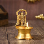 Brass Balaji Diya – Divine Craftsmanship for Your Sacred Space (4 Inch) Vedansh Craft