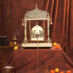Brass Laddu Gopal Swing / Jhula (20.8 Inch) Vedansh Craft