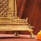 Brass Superfine Sheshnag Singhasan – Premium Handmade Pooja Deco (13 Inch) Vedansh Craft