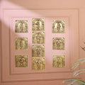 Brass Dashavatara Plates Set – Handmade Wall Decor (5.9 Inch) Vedansh Craft