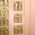 Brass Dashavatara Plates Set – Handmade Wall Decor (5.9 Inch) Vedansh Craft