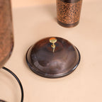 Copper Premium Water Dispenser with Glass & Stand (12 Inch) Vedansh Craft