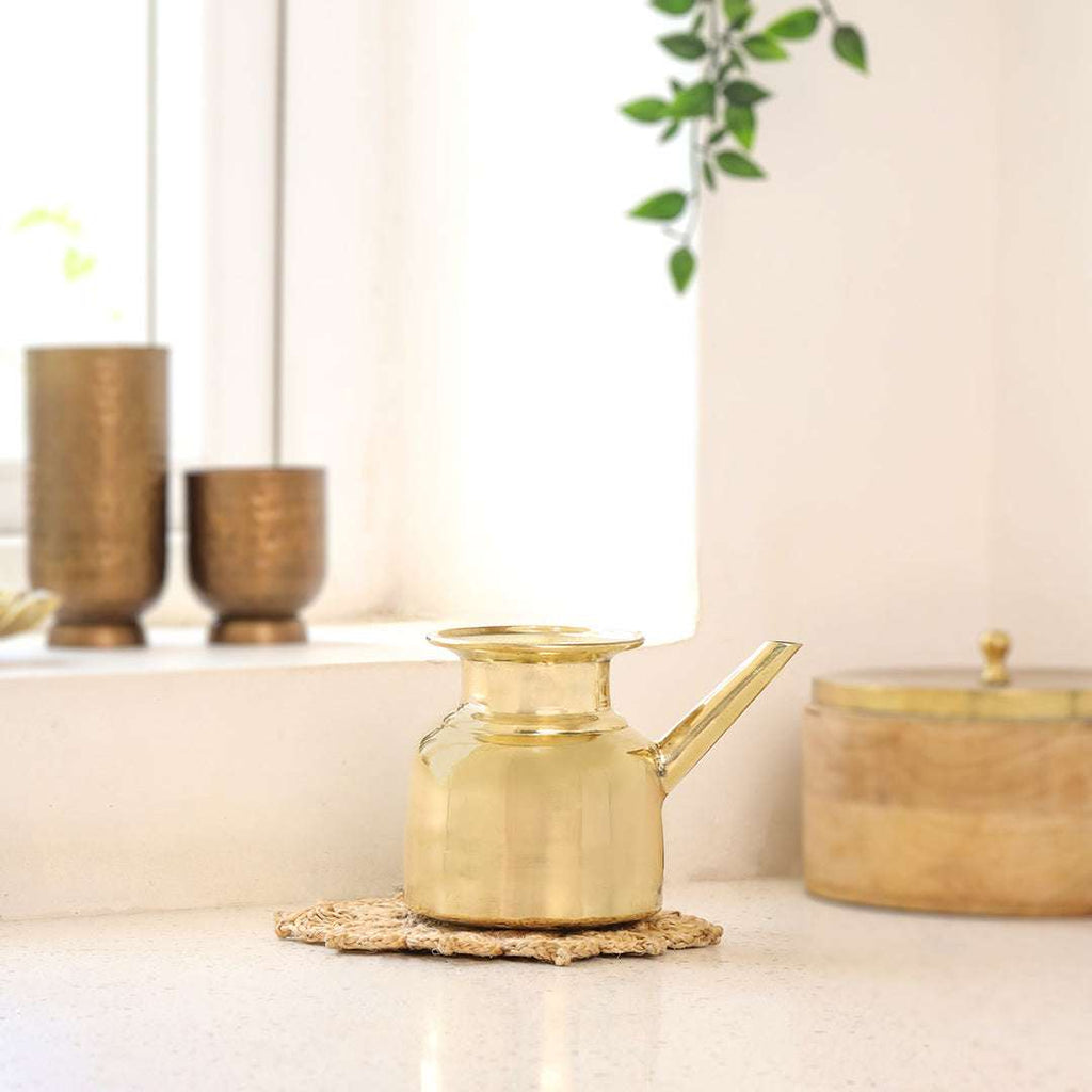 Brass Water Pot , Ganga Sagar Kalash ,  Neti Pots ,  Ramjahra Vedansh Craft
