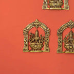 Brass Ashtalakshmi Wall Hanging Plates Set (5.5 Inch) Vedansh Craft