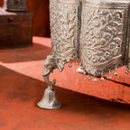 Brass Silver Plated Handcrafted Chowki Vedansh Craft