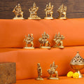 Brass Navdurga Idols Set (3.5 Inch) Vedansh Craft