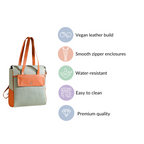 2-In-1 Convertible Tote Bag And Backpack Nestasia
