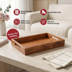 Classic Acacia Serving Tray 36x20cm Nestasia