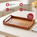 Coffee Table Tray With Handles 36x22cm Nestasia