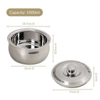 Stainless Steel Casserole 1000ml Nestasia
