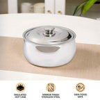 Heat Lock Stainless Steel Casserole 1500ml Nestasia