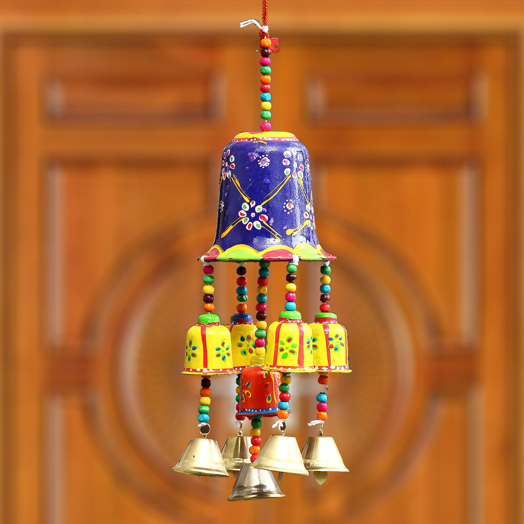 Multicolor Handcrafted Decorative Wall/Door/Window Hanging Bells Kafalo