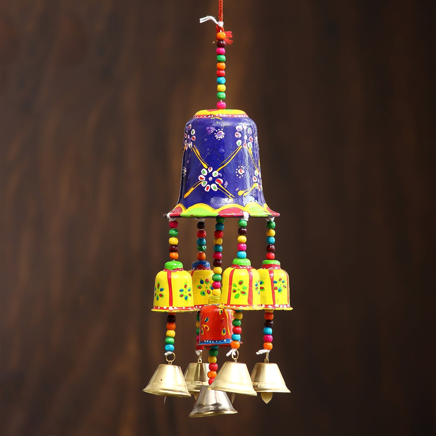 Multicolor Handcrafted Decorative Wall/Door/Window Hanging Bells Kafalo