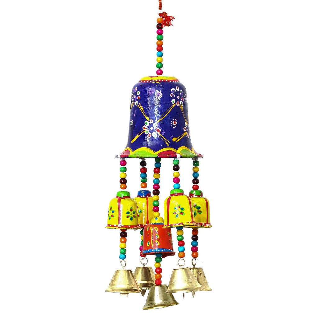 Multicolor Handcrafted Decorative Wall/Door/Window Hanging Bells Kafalo