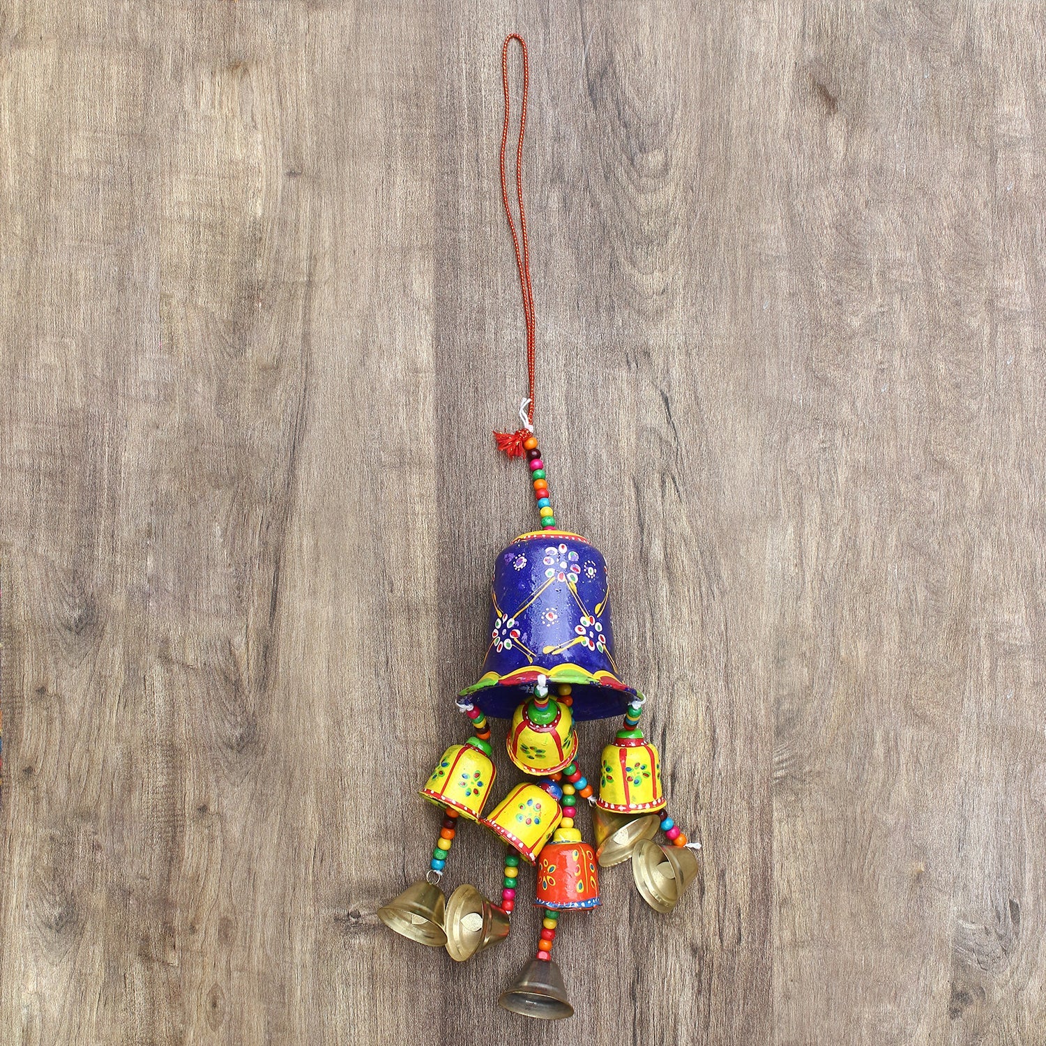 Multicolor Handcrafted Decorative Wall/Door/Window Hanging Bells Kafalo