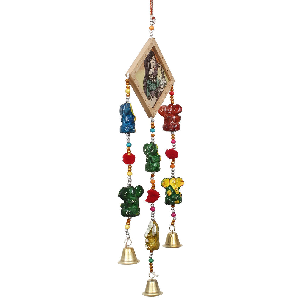 Handcrafted Decorative Lord Ganesha Wall/Door/Window Hanging Bell Kafalo