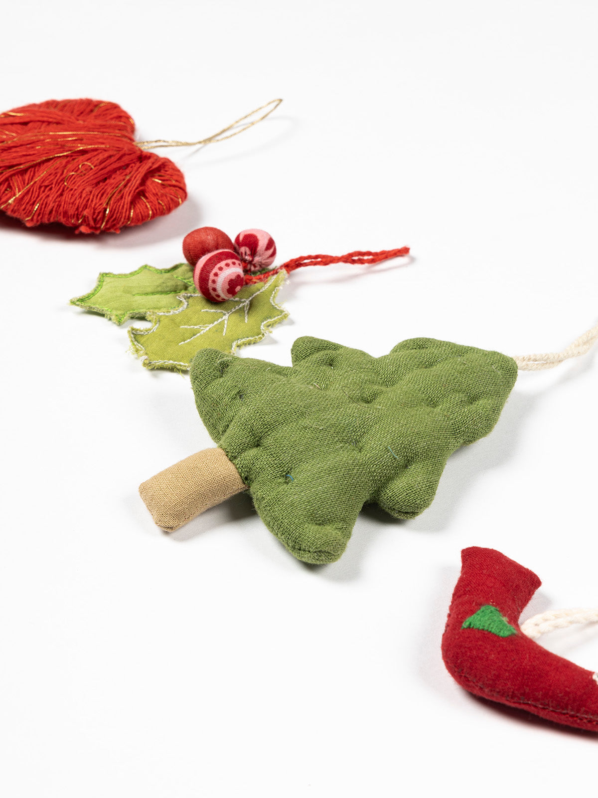 Tree Party Ornaments 4pcs Contrast Living