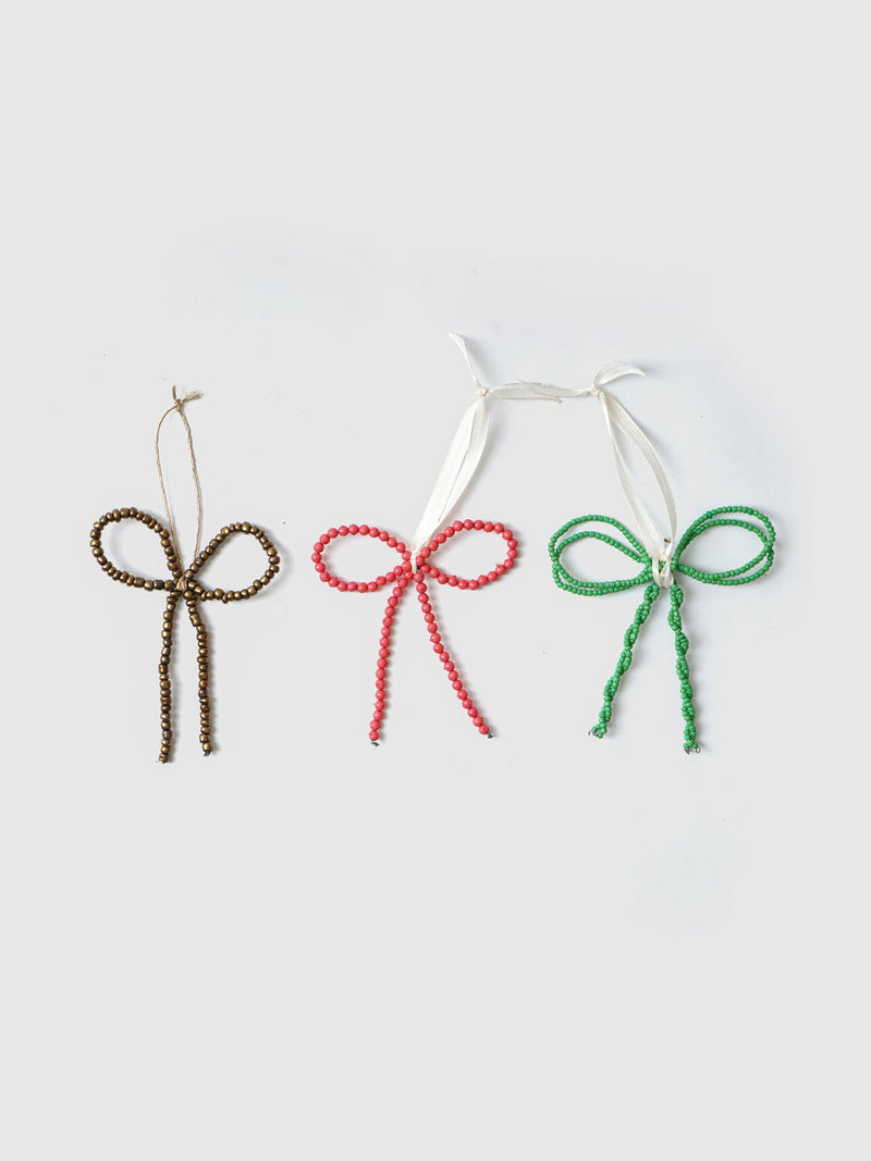Merry Knots Ornaments 3pcs Contrast Living