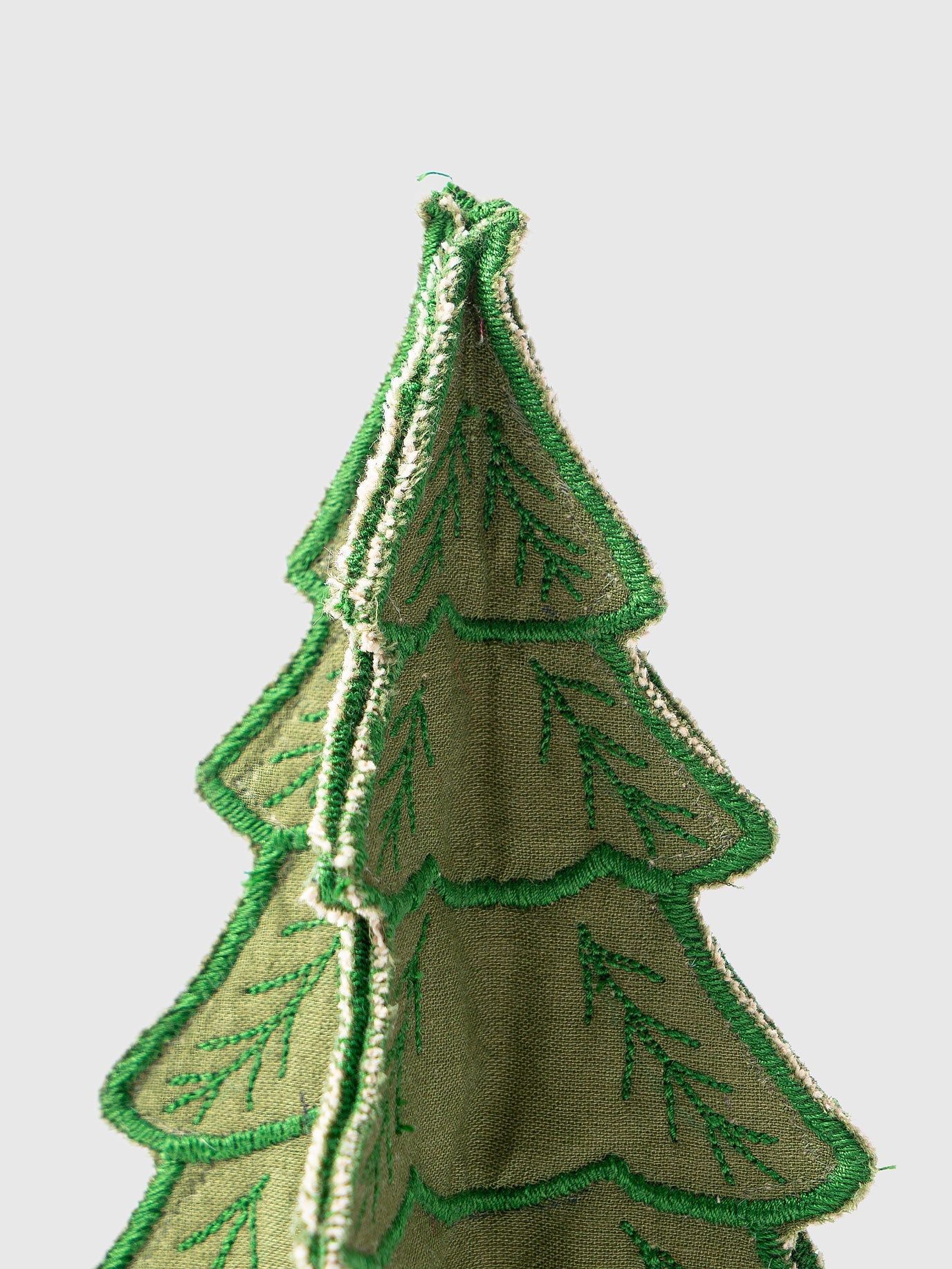 Jade Charm Beaded Fabric Christmas Tree Set Contrast Living