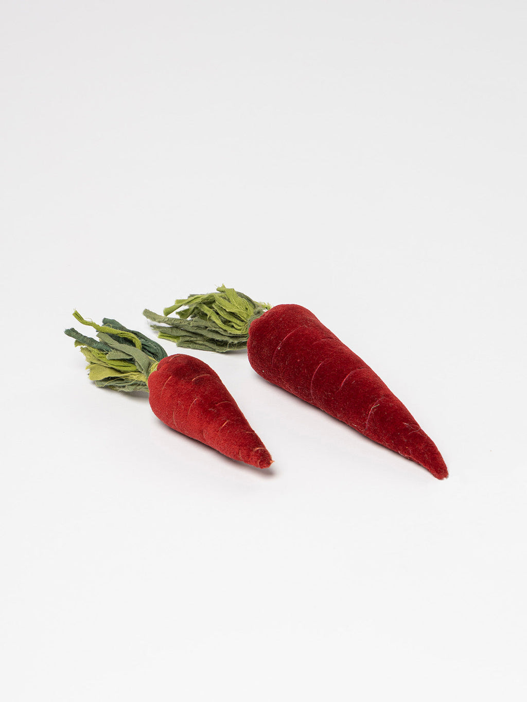 Red Carrot Ornaments 2pcs Contrast Living