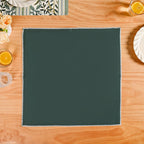 Sacramento Green Water Resistant Cotton Napkin Set Of 4 Nestasia