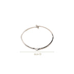 Sacred Sparkle Cross Bracelet Silver Nestasia