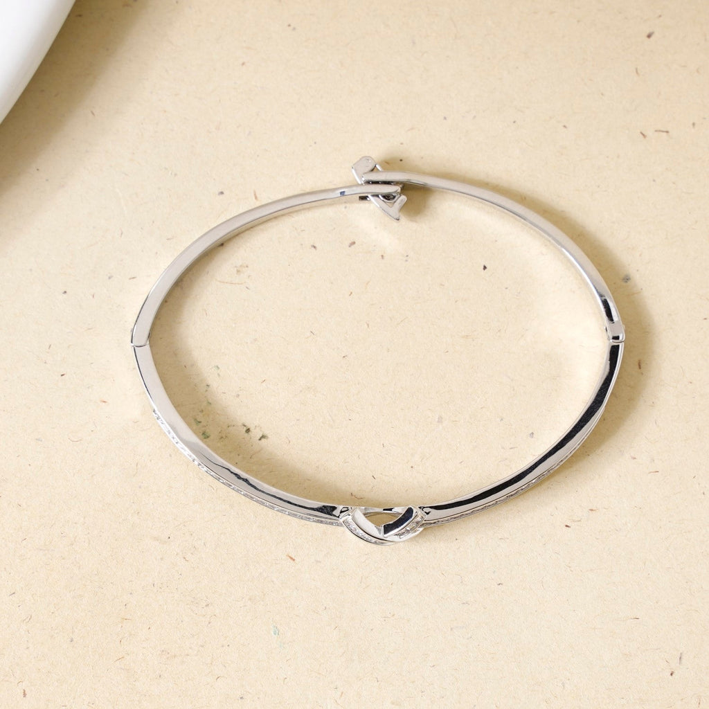 Sacred Sparkle Cross Bracelet Silver Nestasia