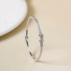Sacred Sparkle Cross Bracelet Silver Nestasia