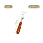 Safari Chic Fruit Fork Set Of 4 Nestasia