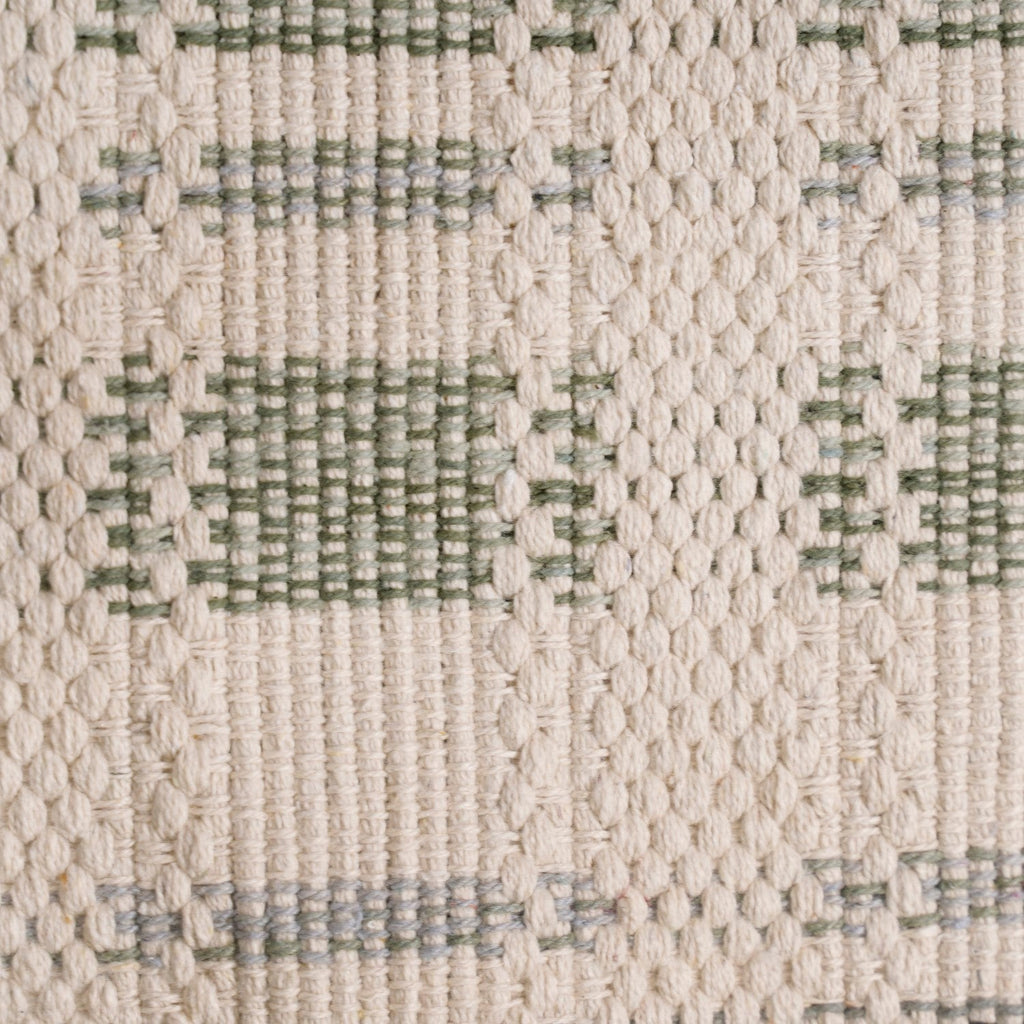 Sage Stitch Bedside Floor Runner 130x50cm Nestasia