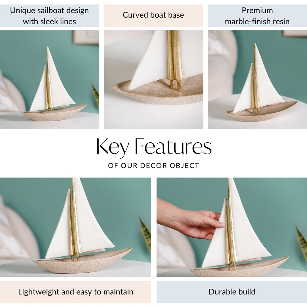 Sailboat Decor Accent Nestasia