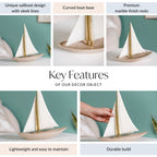 Sailboat Decor Accent Nestasia