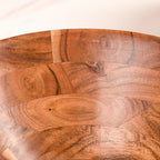 Set Of 2 Earthy Acacia Wood Salad Bowl Nestasia