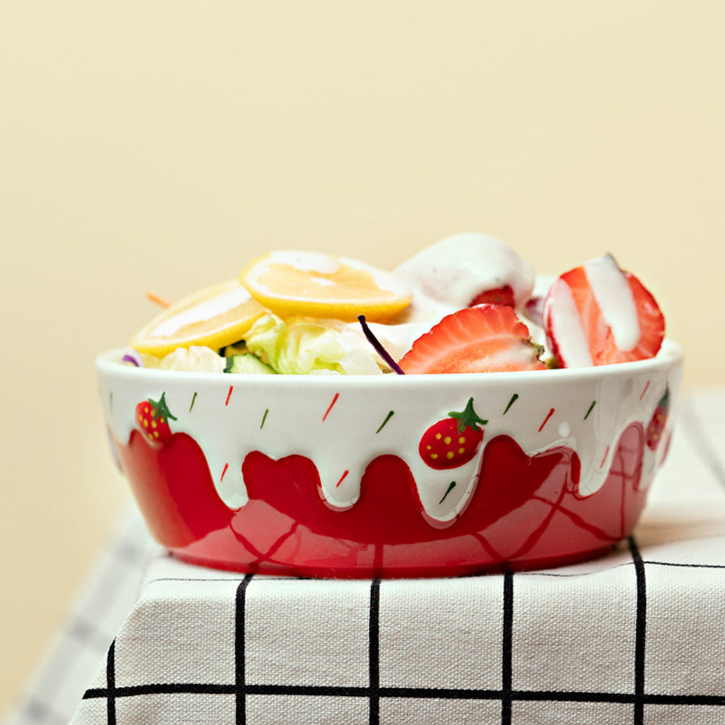 Strawberry Salad Bowls Nestasia