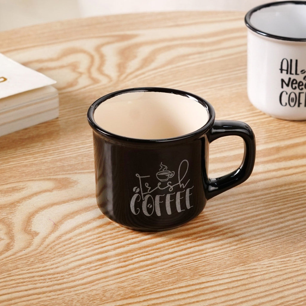 Sassy Brew Quotes Coffee Cup Set Of 4 170ml Nestasia
