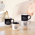 Sassy Brew Quotes Coffee Cup Set Of 4 170ml Nestasia