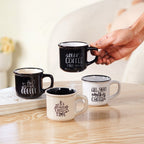 Sassy Brew Quotes Coffee Cup Set Of 4 170ml Nestasia