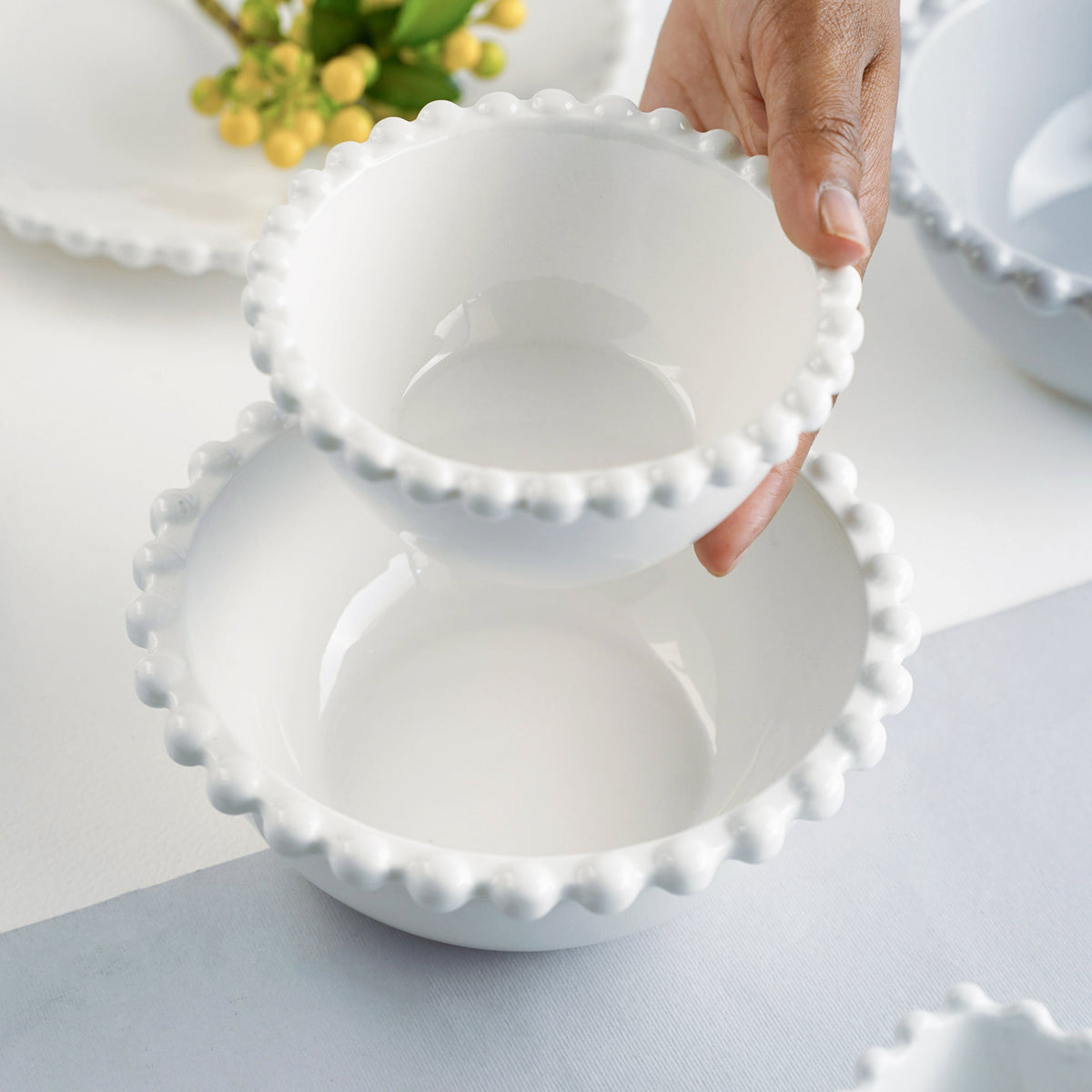 Scalloped Bowl Round Nestasia
