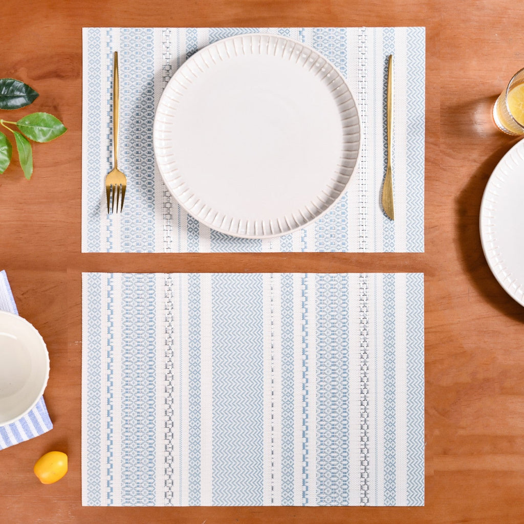 Scandinavian Dining Table Placemat Set Of 6 Nestasia