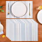 Scandinavian Dining Table Placemat Set Of 6 Nestasia