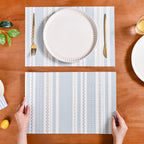 Scandinavian Dining Table Placemat Set Of 6 Nestasia