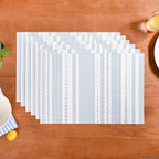 Scandinavian Dining Table Placemat Set Of 6 Nestasia