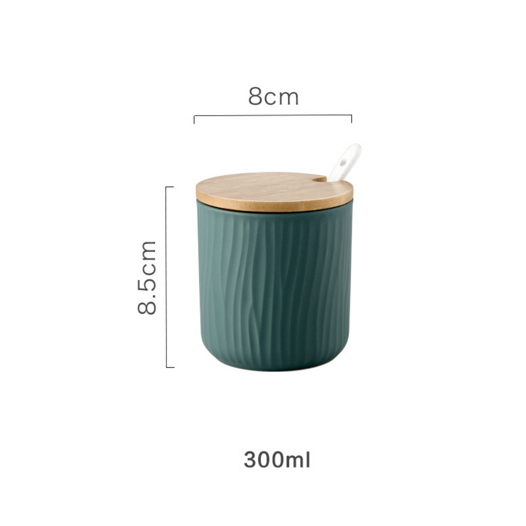 Green Spice Jar Set Nestasia